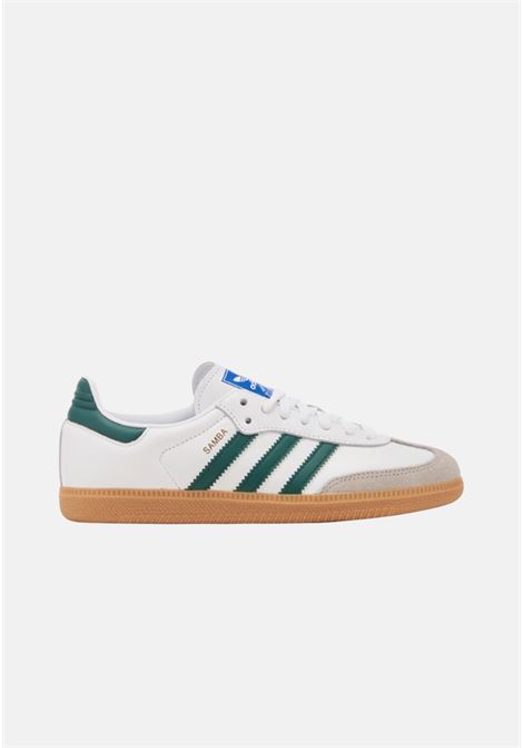 White and green Samba OG sneakers for women ADIDAS ORIGINALS | IE1331.